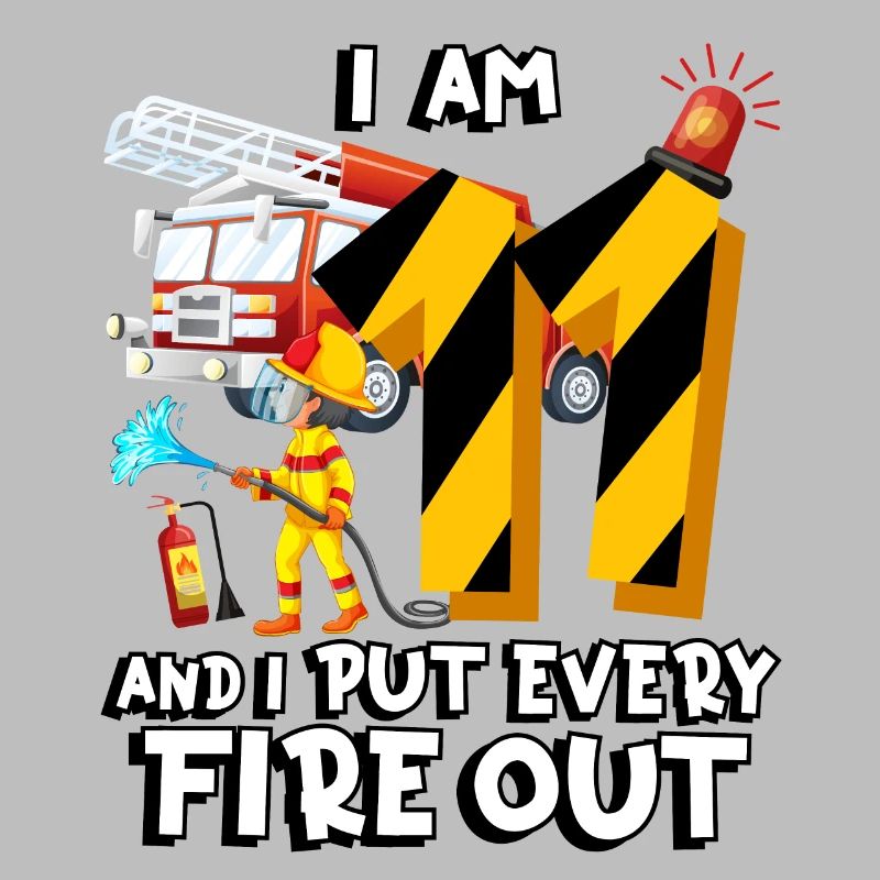 Fire engine Firefighting I am 11 years old