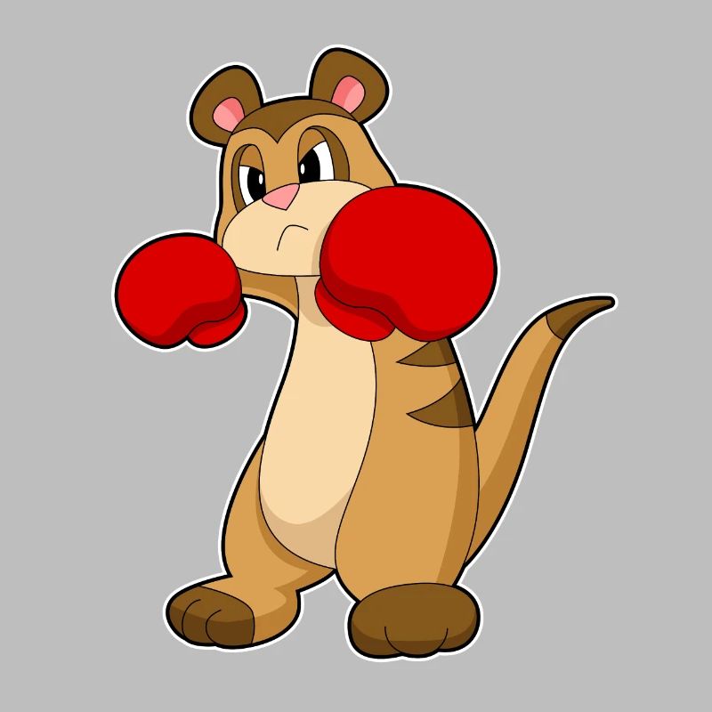 Gants de boxe suricate boxer
