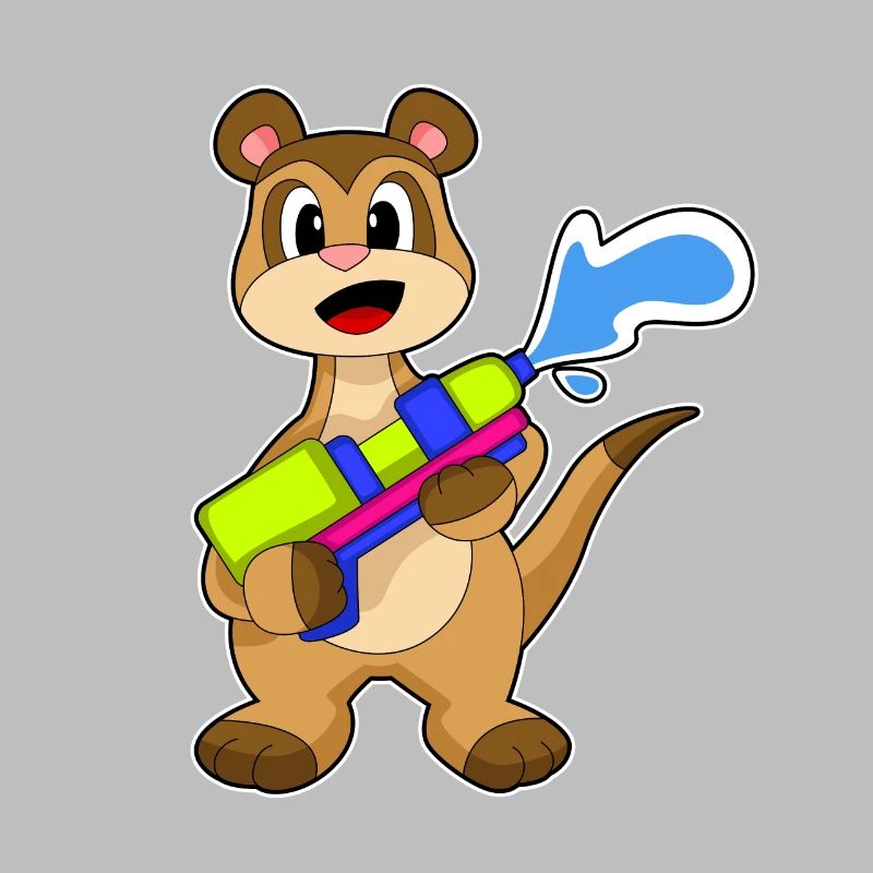 Pistolet à eau suricate