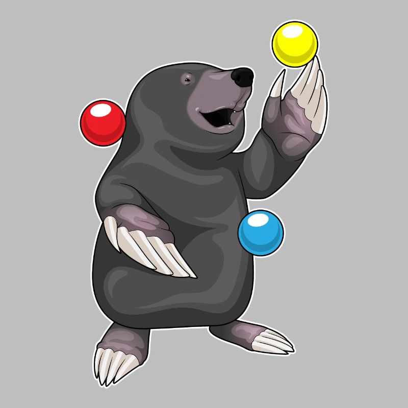 Mole Juggler Juggling
