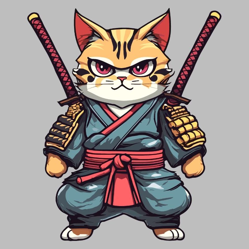 Chat samouraï #21