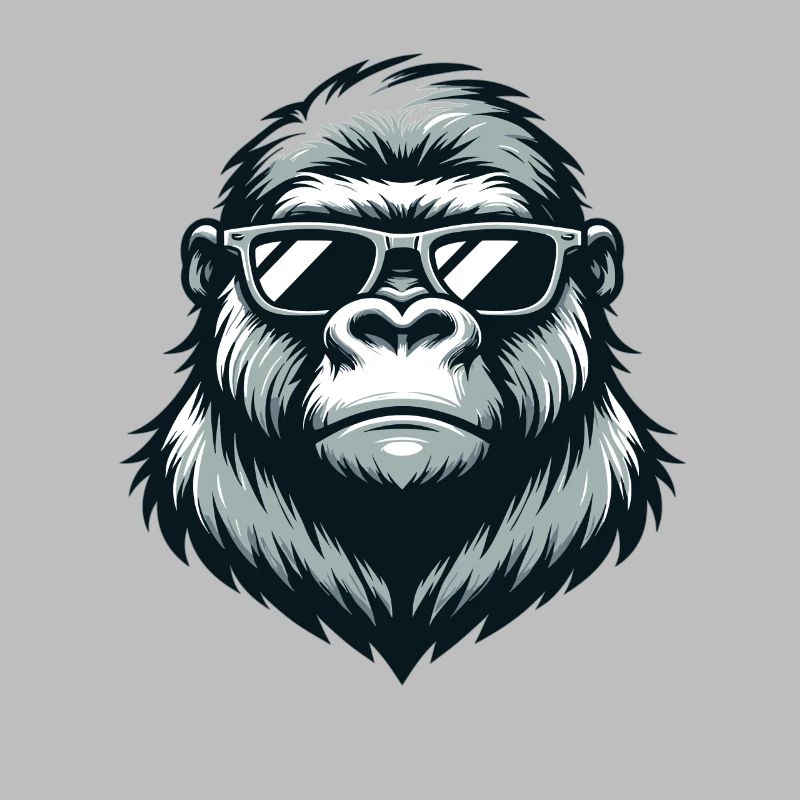 Gorilla with sunglasses