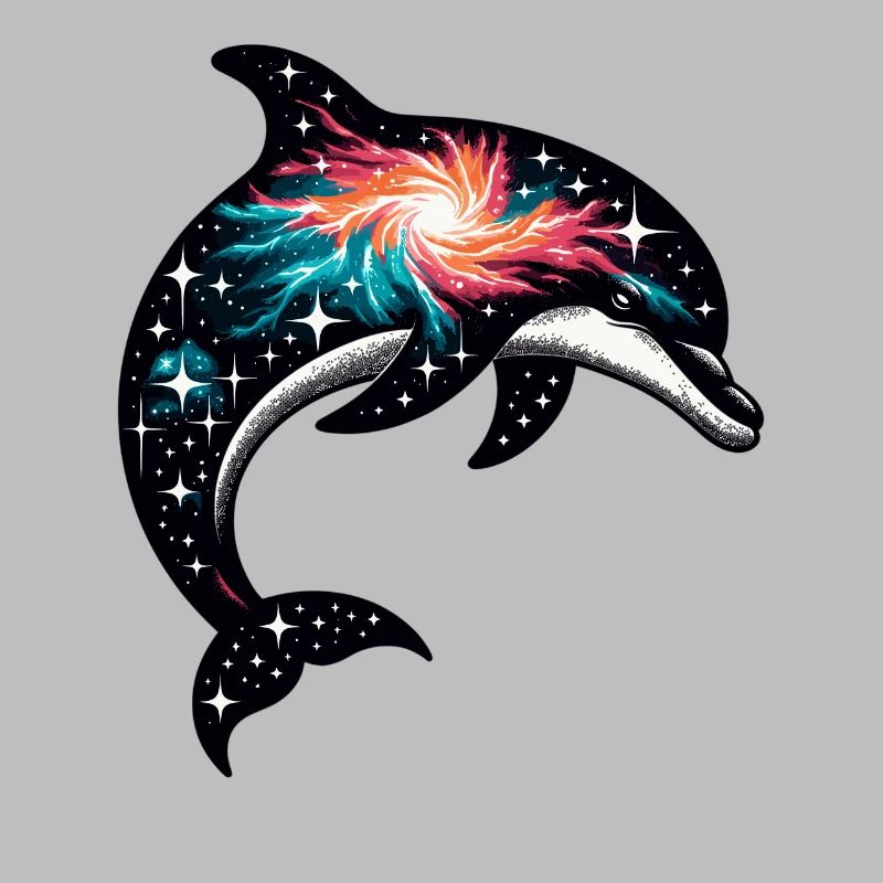 Dolphin Space Galaxy Universe