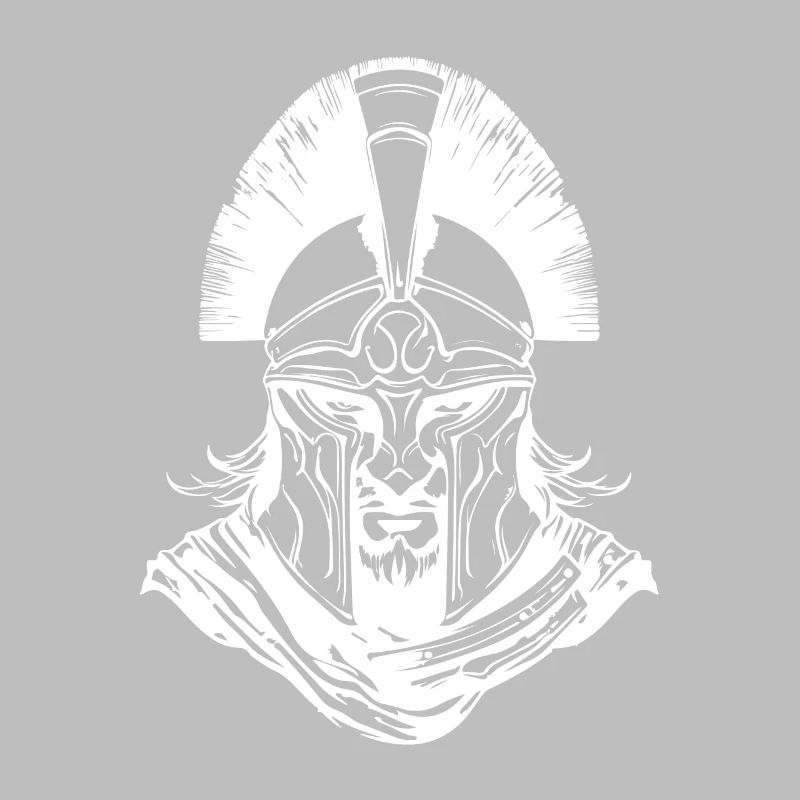 Spartan Warrior Gladiator Head
