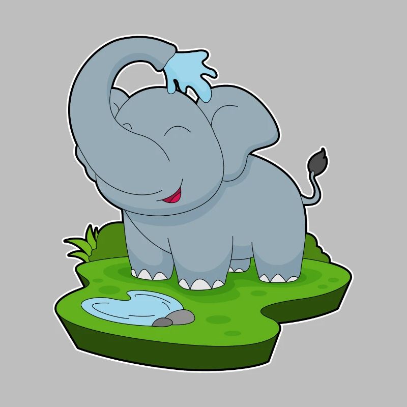 Eau de baignade des éléphants