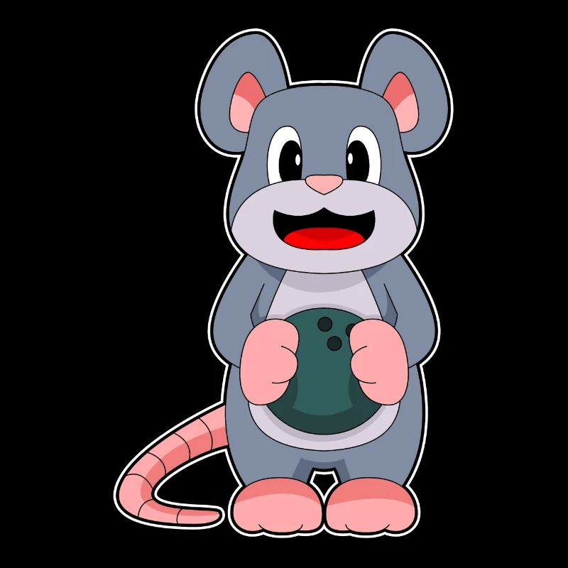 Souris Bowling Boule de bowling