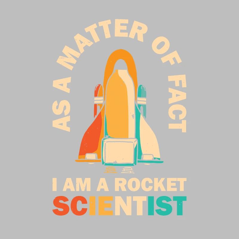 Retro Rocket Scientist Spaceman Space Shuttle
