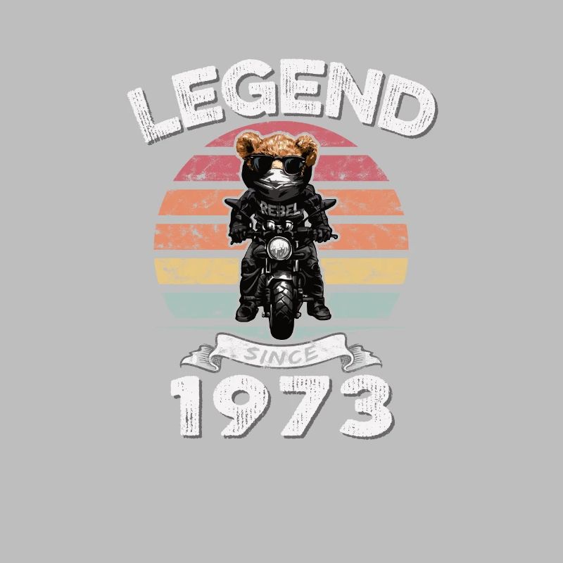 1973 Geburtstag Legend since sunset Teddy