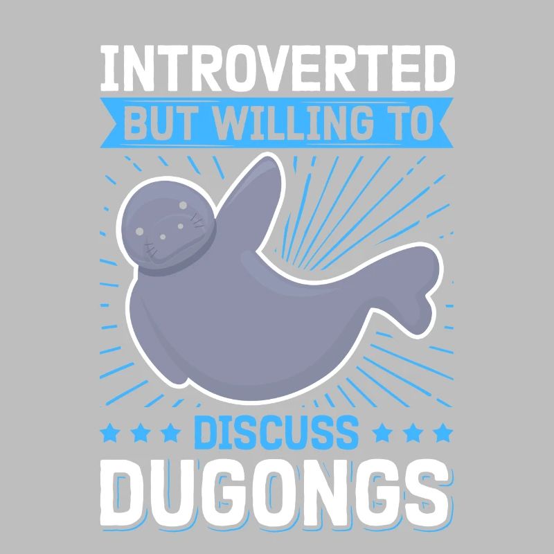 Dugong queue fourchue lamantins cochon de mer cadeau