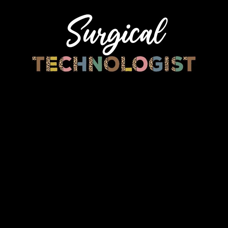 Surgical Technical Assistant Leopard Design