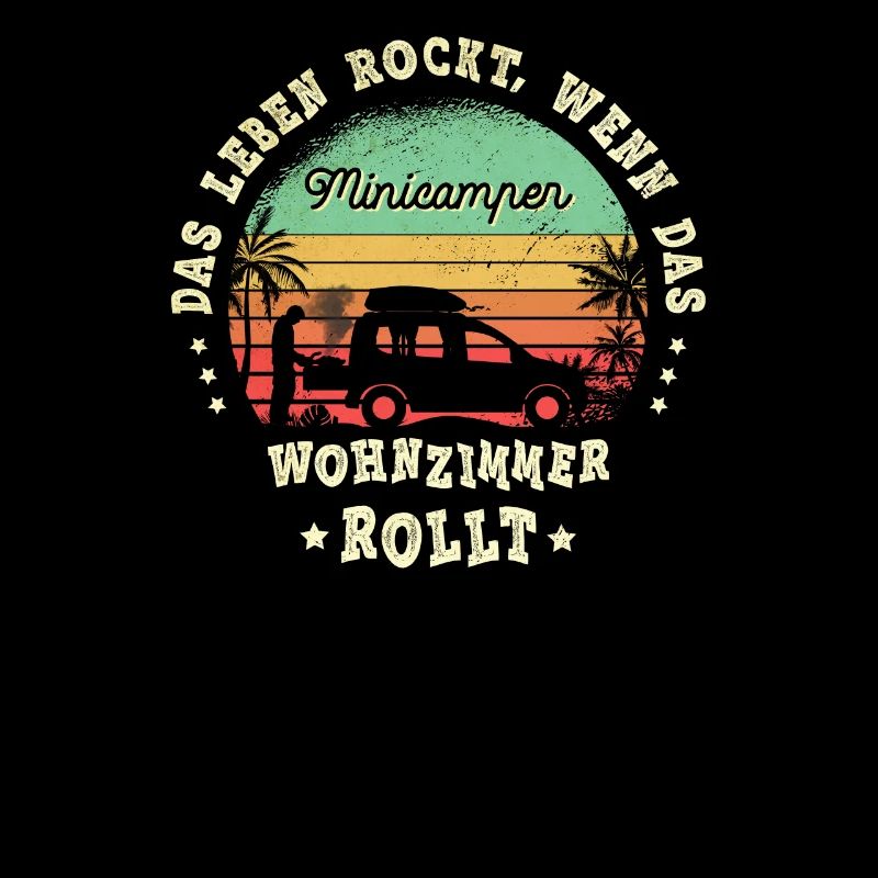 Minicamper Camping-Camper Microcamper Sprüche