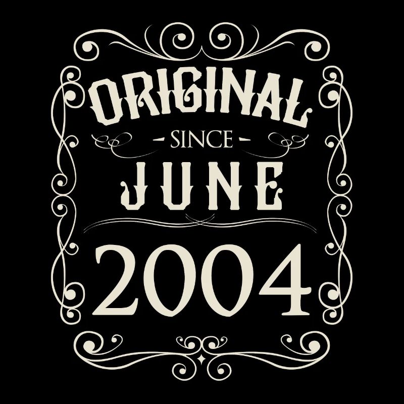 Vintage - Original since Juni 2004 Geburtstag