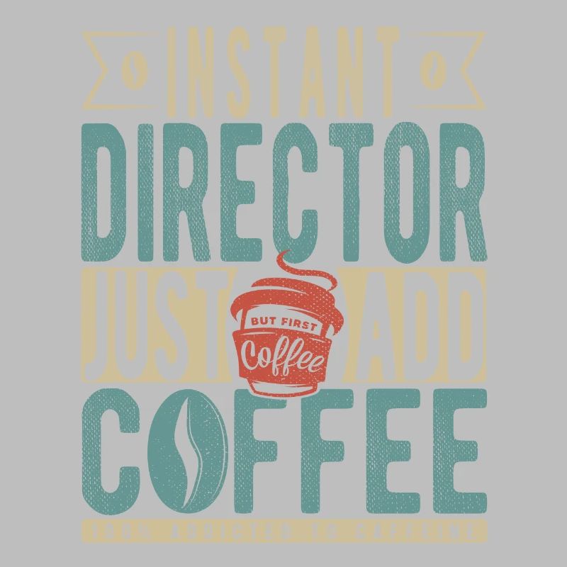 Directeur instantané Il suffit d’ajouter du café