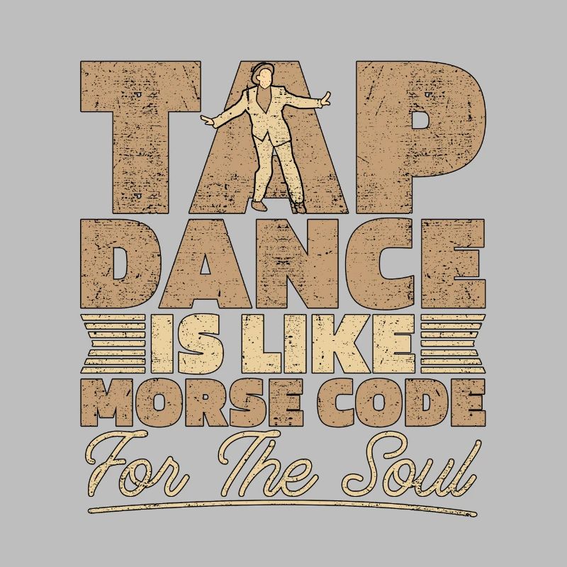 Les claquettes, c’est comme la danse en code Morse, le danseur de claquettes