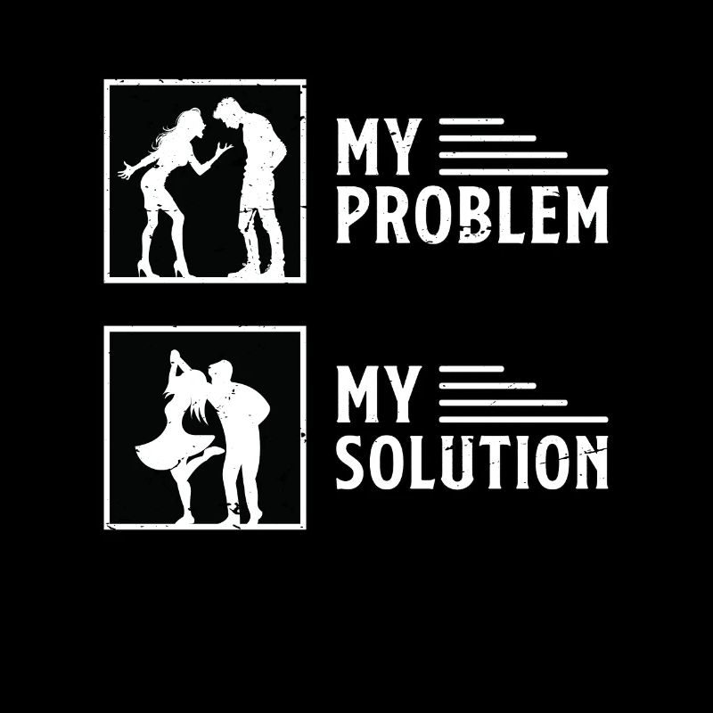 Swing Dancer My Problem My Solution Pictogram Dad