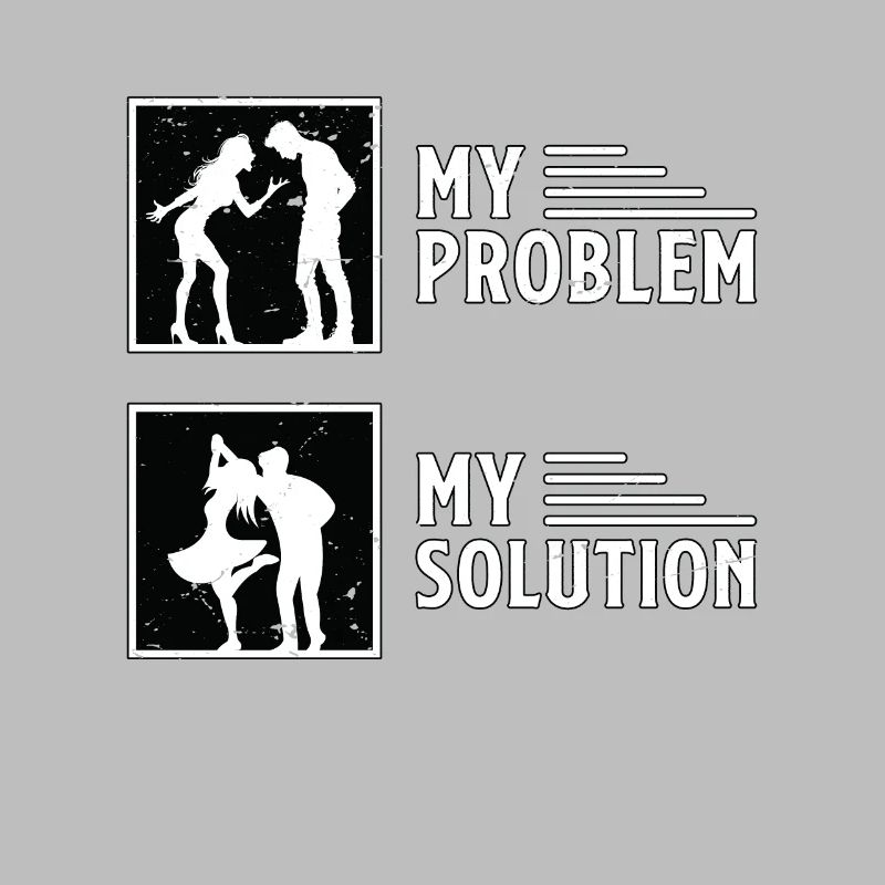 Swing Dancer My Problem My Solution Pictogram Dad