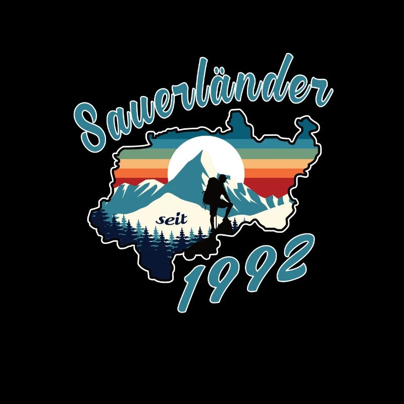 1992 Birthday Sauerländer Original Retro Sunset