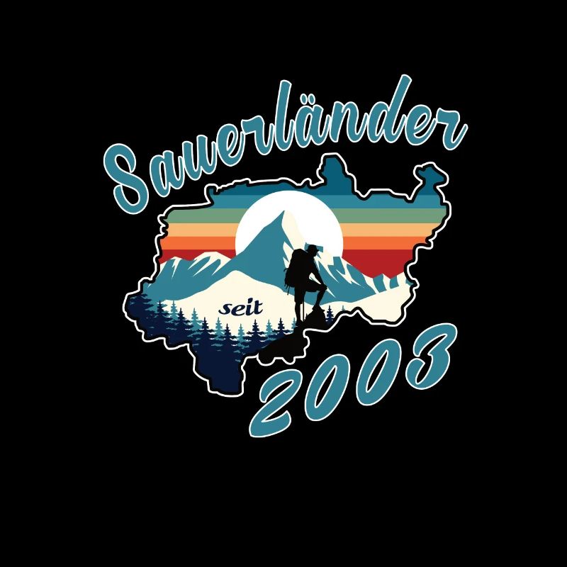 2003 Geburtstag Sauerländer Original Retro Sunset
