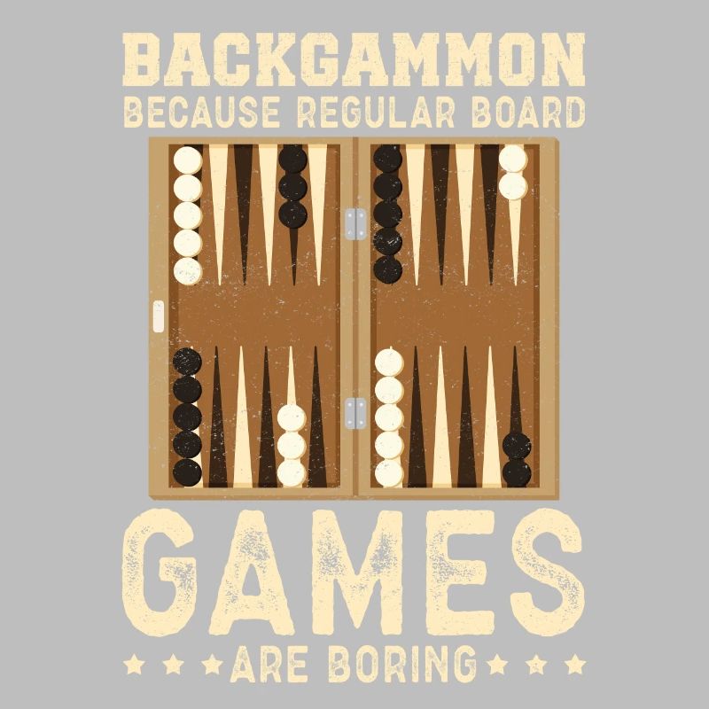 Backgammon Spieler Backgammon Brettspiel Geschenk
