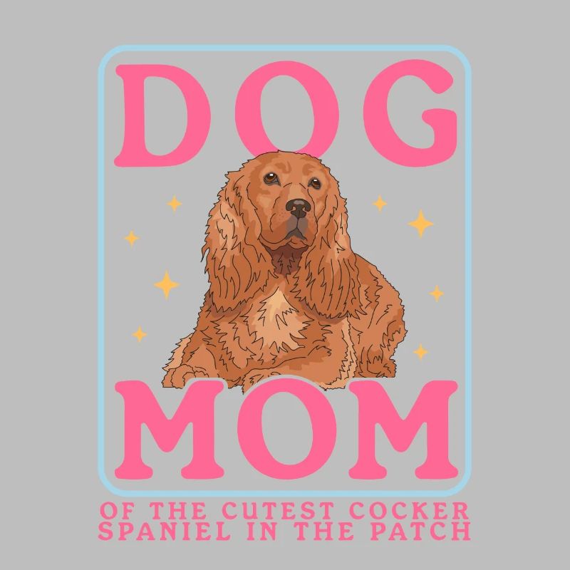 Cocker Spaniel Maman Cocker Spaniel Cadeau