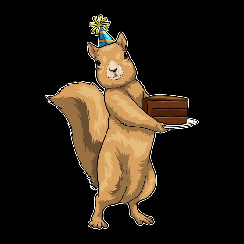 Squirrel Birthday Cake