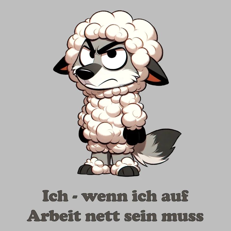 Wolf in sheep's clothing at work