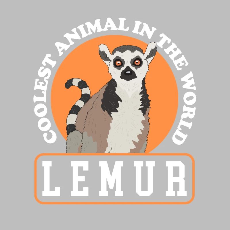 Lemuren Katta Lemur Ringelschwanz Lemure Geschenk