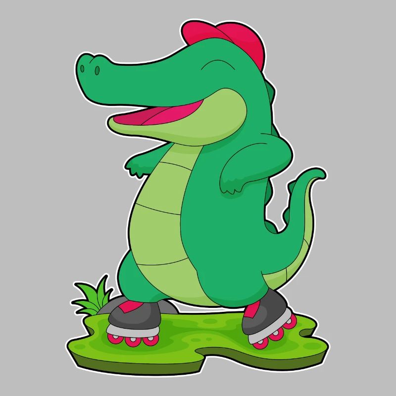 Crocodile Inline skating Roller Skates