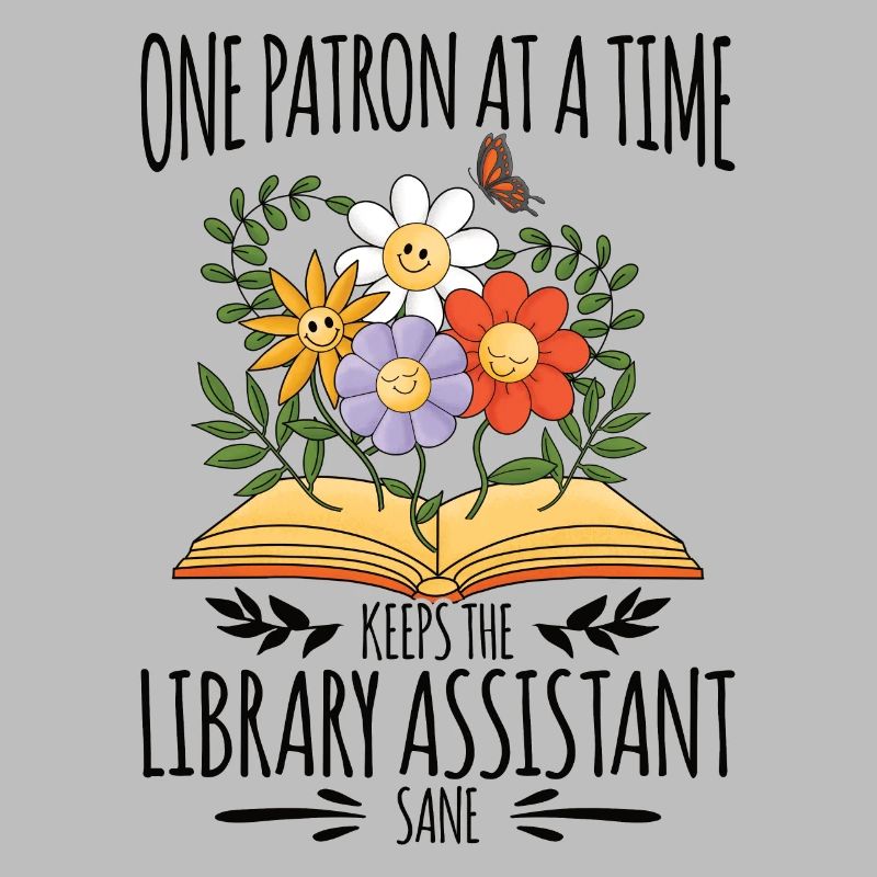 Library Aide Funny Library Assistant