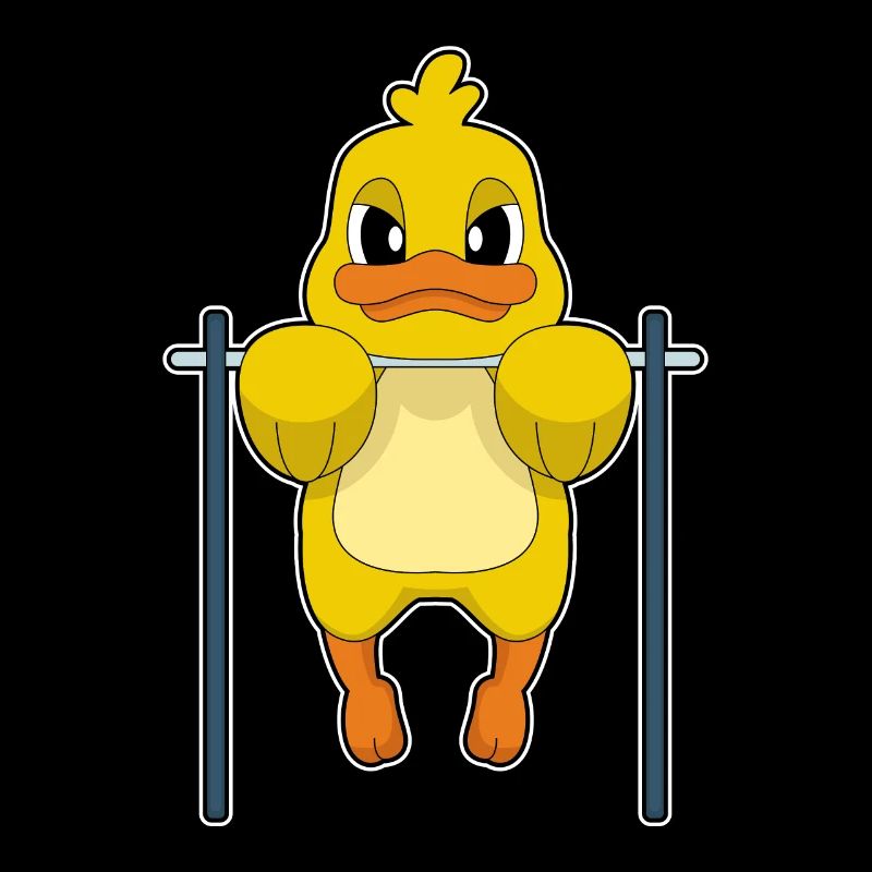 Duck Bodybuilder Pull-ups Bodybuilding