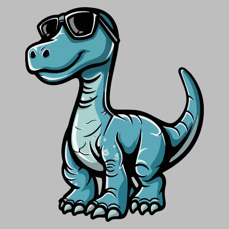 Dinosaur brontosaurus Comic Cool