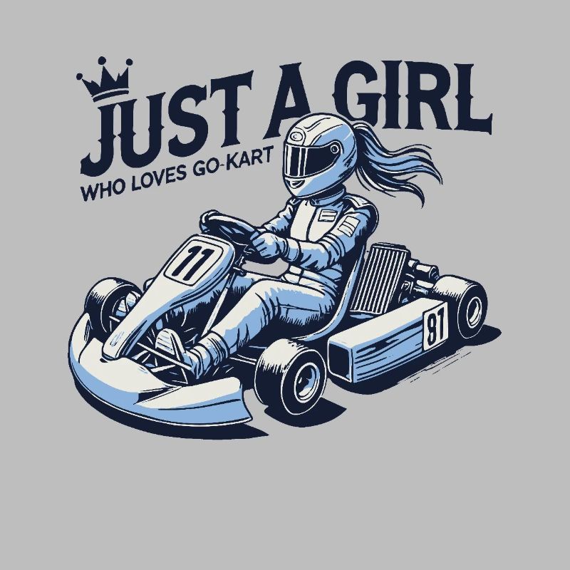 Nur Ein Mädchen Das Go-Kart Liebt