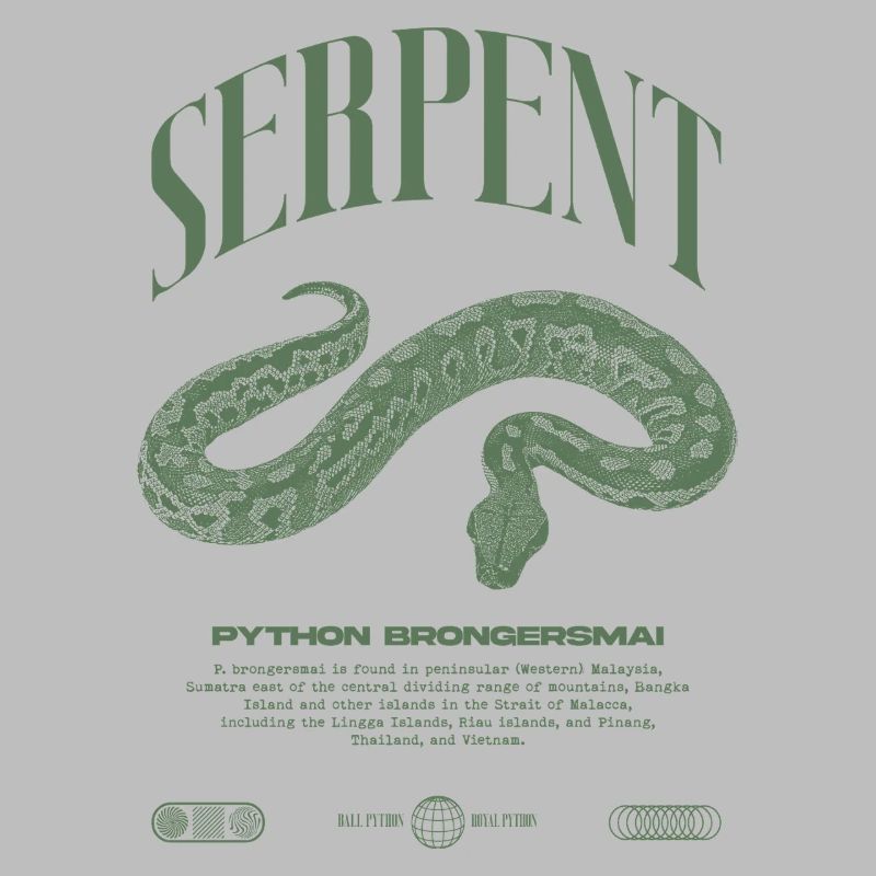 python de sang moderne reptile keeper streetwear