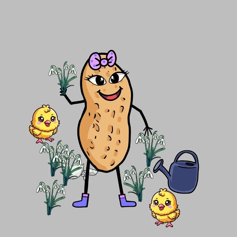 Peanut Spring Easter Chick Snowdrop