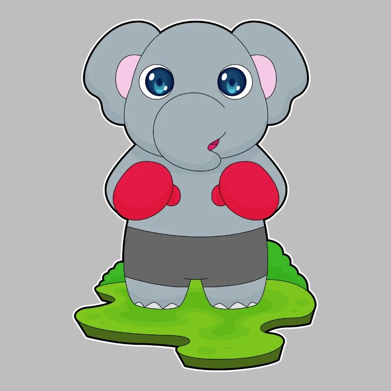 Elefant Boxer Boxhandschuhe Boxen