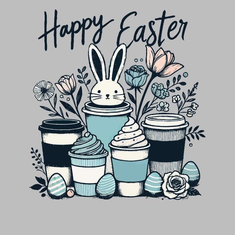 Easter Coffee Lovers Easter Bunny Coffee