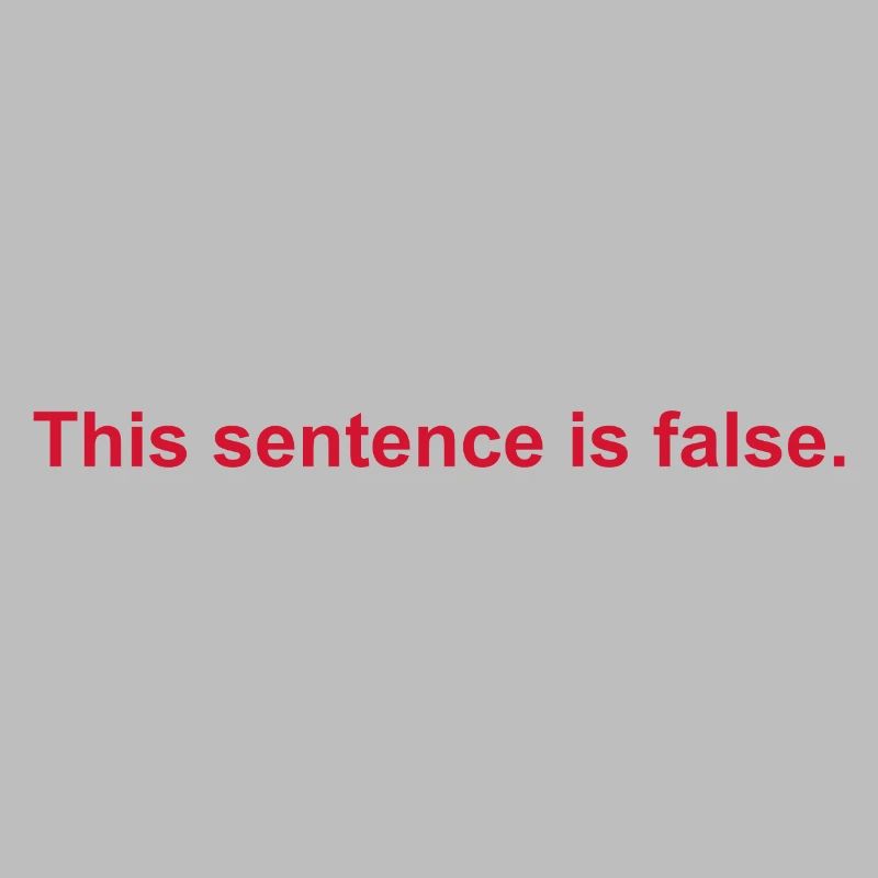 This Sentence Is False