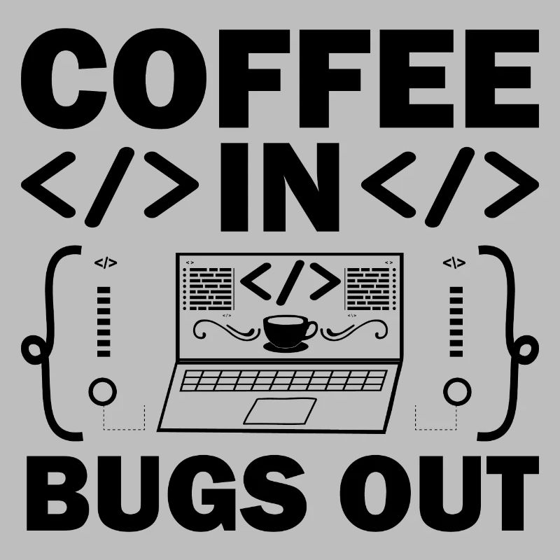 Kaffee-Codierung Programmierer Programmierer Entwickler Nerd Coff