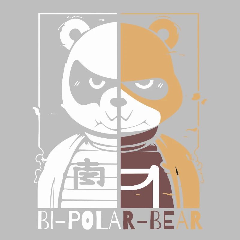 Bipolarer Polar Bär oder Eisbär