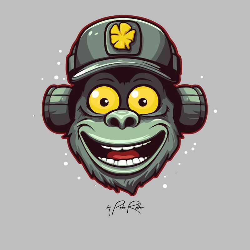 Funky, funny, friendly monkey