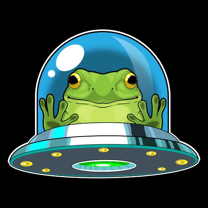 Frog Spaceship Space