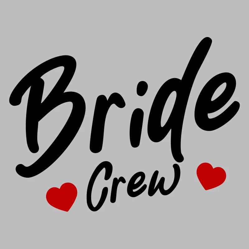 Bride Crew Heart