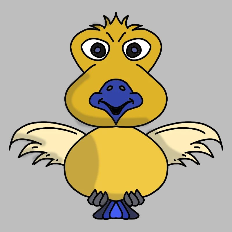 Pipomat the sparrow from the comic book