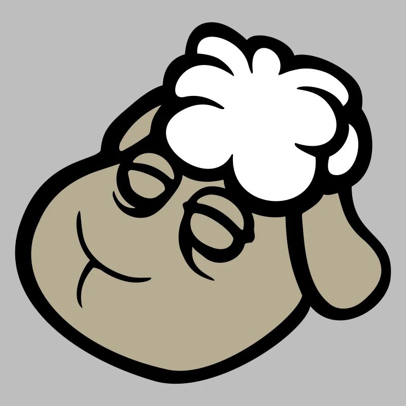 sheep face sad tired exhausted sleeping sweet