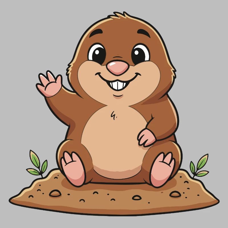 Cheerful Mole