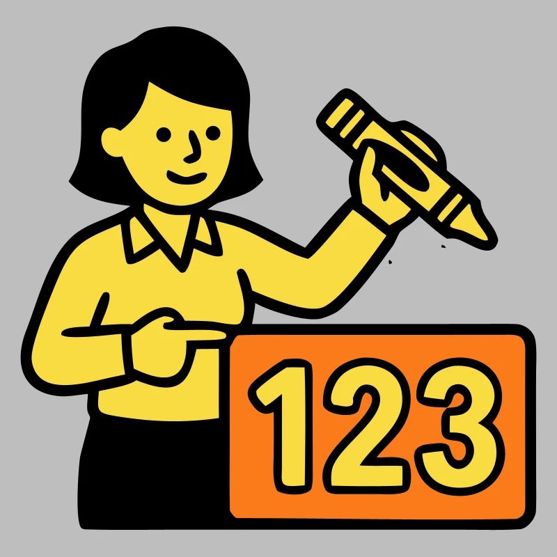 Teacher Math 123 School