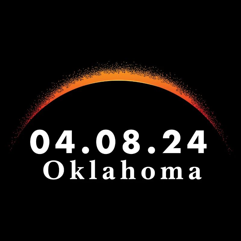 Total Solar Eclipse Path of Totality Oklahoma