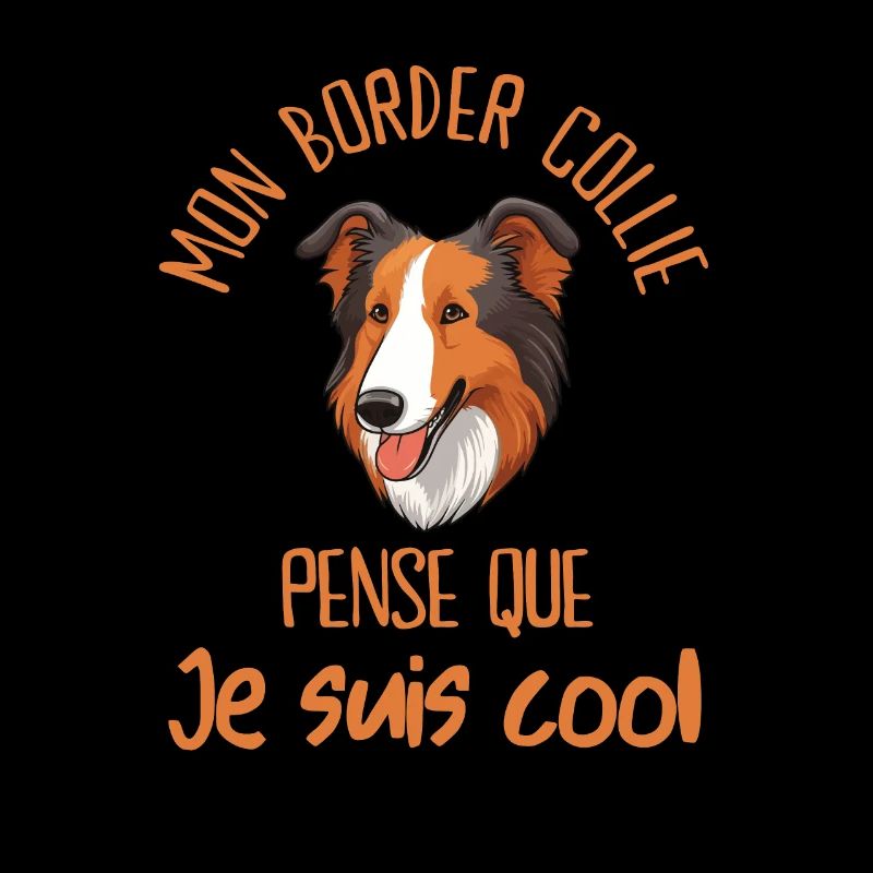 Mon Border collie pense que je suis cool