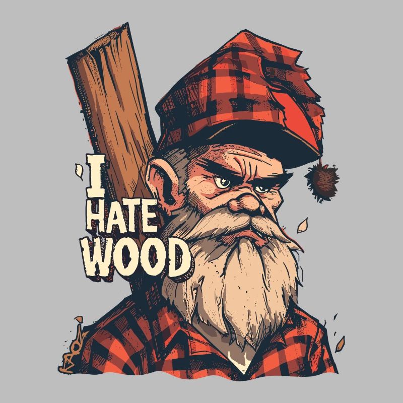 I Hate Wood: Angry Lumberjack Without an Axe