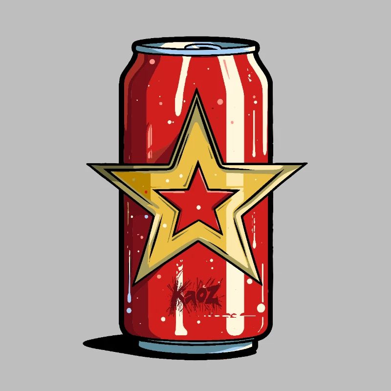Refreshing Soda Drink Can